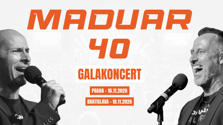 MADUAR 40 – Galakoncert Praha a Bratislava. Všetky éry, najväčšie hity, premiéra skladby Navždy a emotívna pocta Barbare