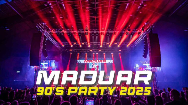 MADUAR – Live | Zostrih živej nahrávky z koncertov v rámci MADUAR 90’s Party 2025
