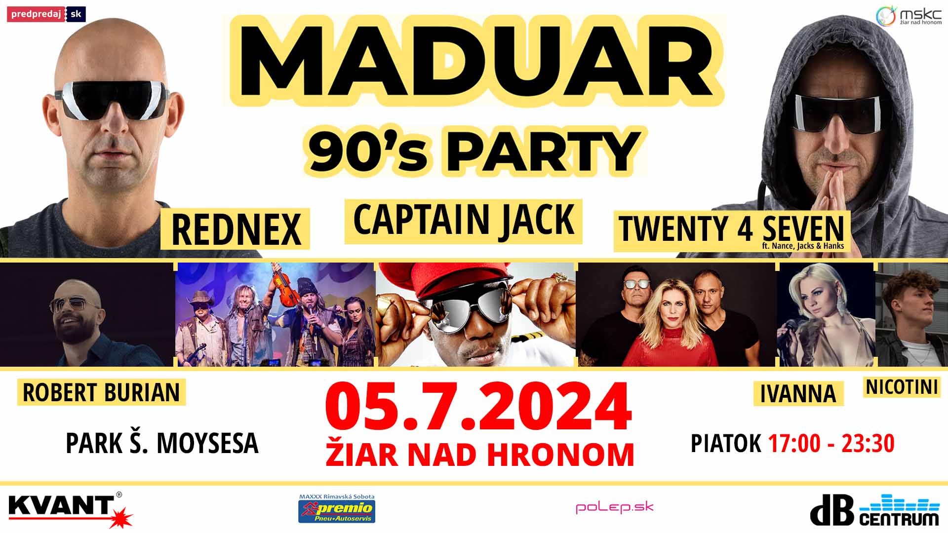 MADUAR 90’s Party | Žiar nad Hronom