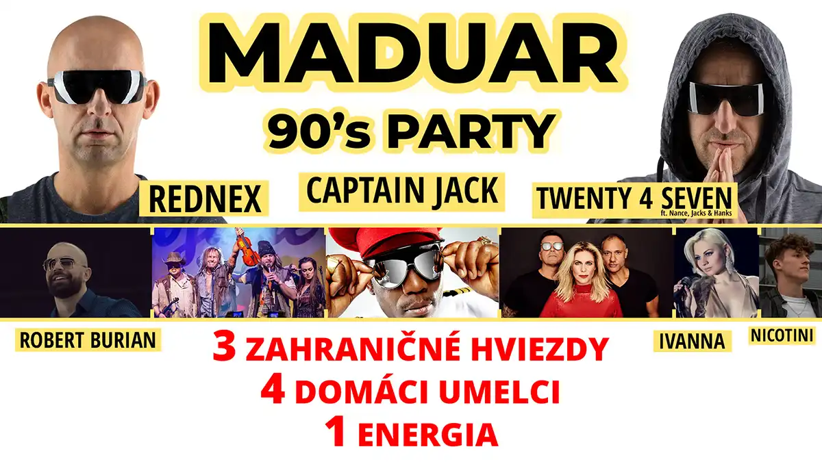 Hodruša-Hámre | Maduar 90s Party